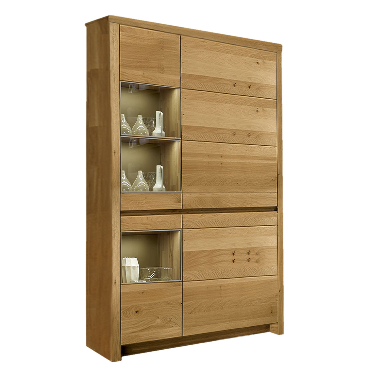 SOLEO3000 - Zeilenschrank Wildeiche 5123 & 5124