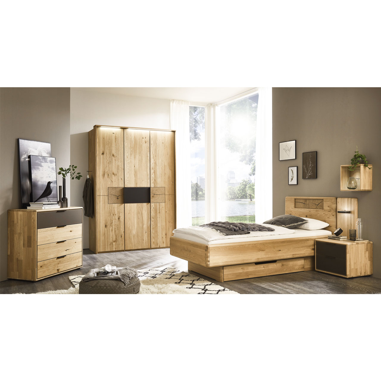 Wöstmann WSM 1600 Schlafzimmer mit Einzelbett