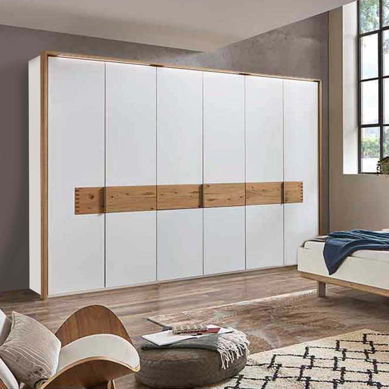 WSL 6000 Kleiderschrank Lack weiß / Lagerware