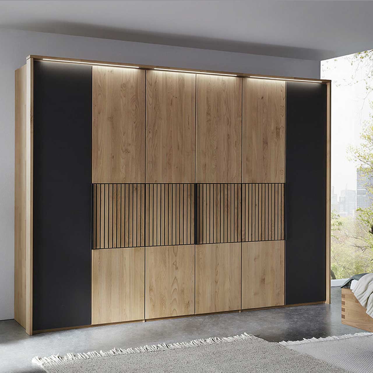 Wöstmann WSM 4400 Kleiderschrank inkl. Mattglastüren