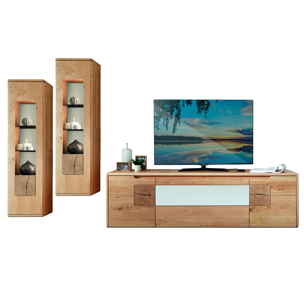 Wöstmann SOLENTO - Wohnwand Type 0105 magnolie
