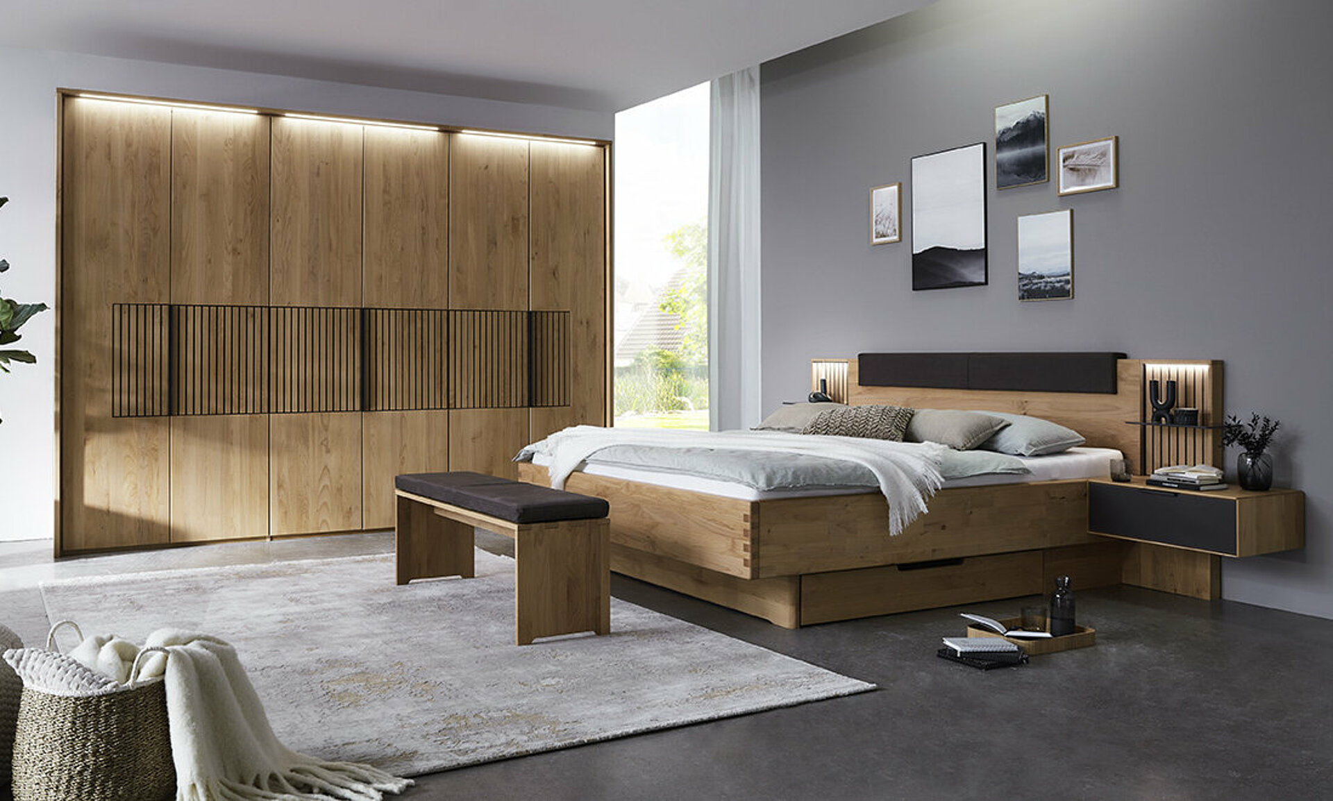 Wöstmann WSM 4400 - Schlafzimmer mit Doppelbett 1021