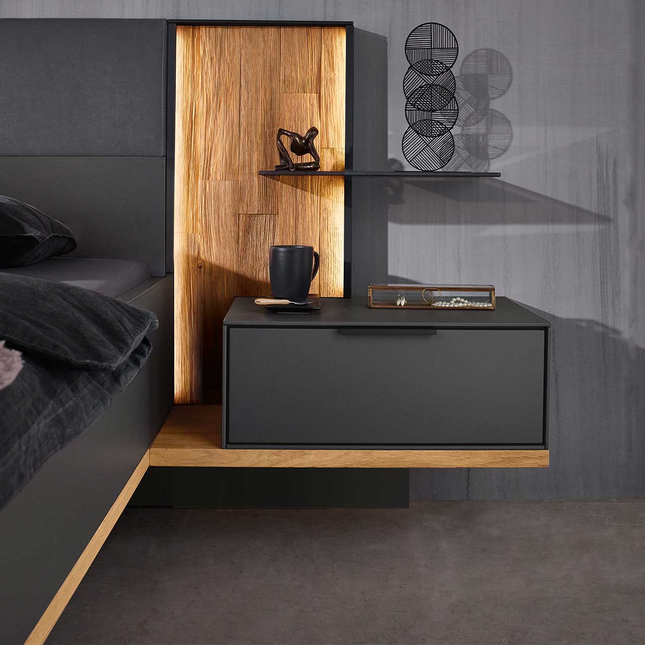 Wöstmann WSL 8800 - Konsole 1 Schubkasten mit Ablage 1653