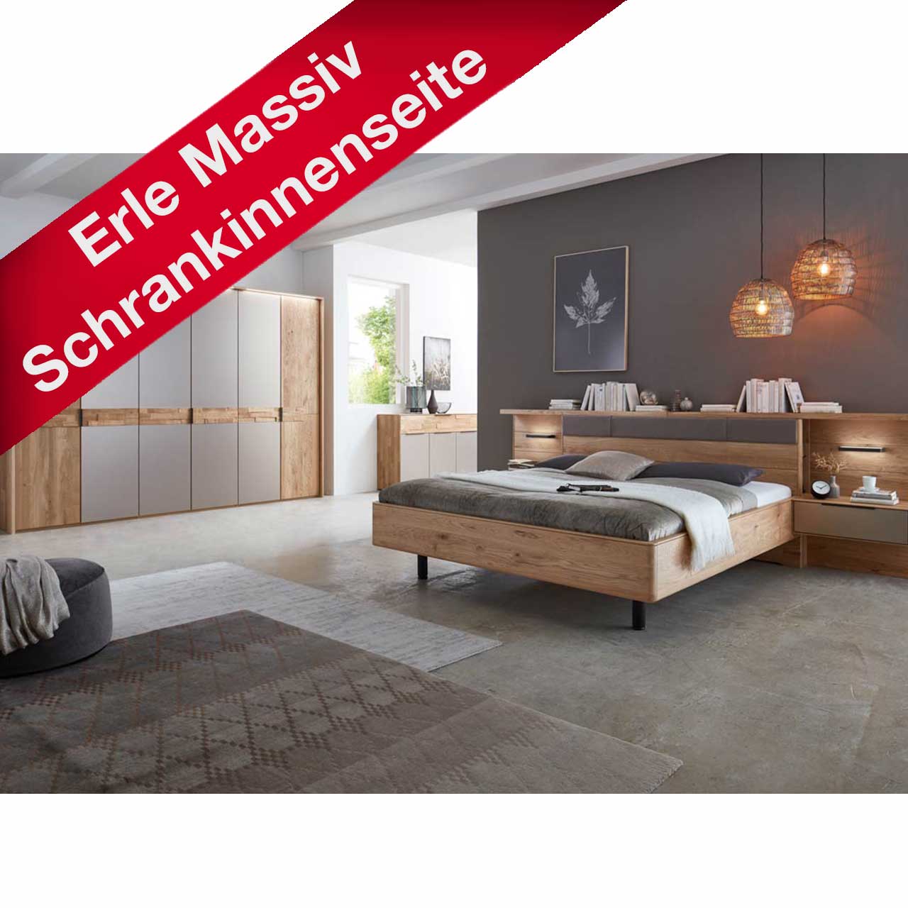 Wöstmann WSM 2800 Schlafzimmer mit Stauraumbett