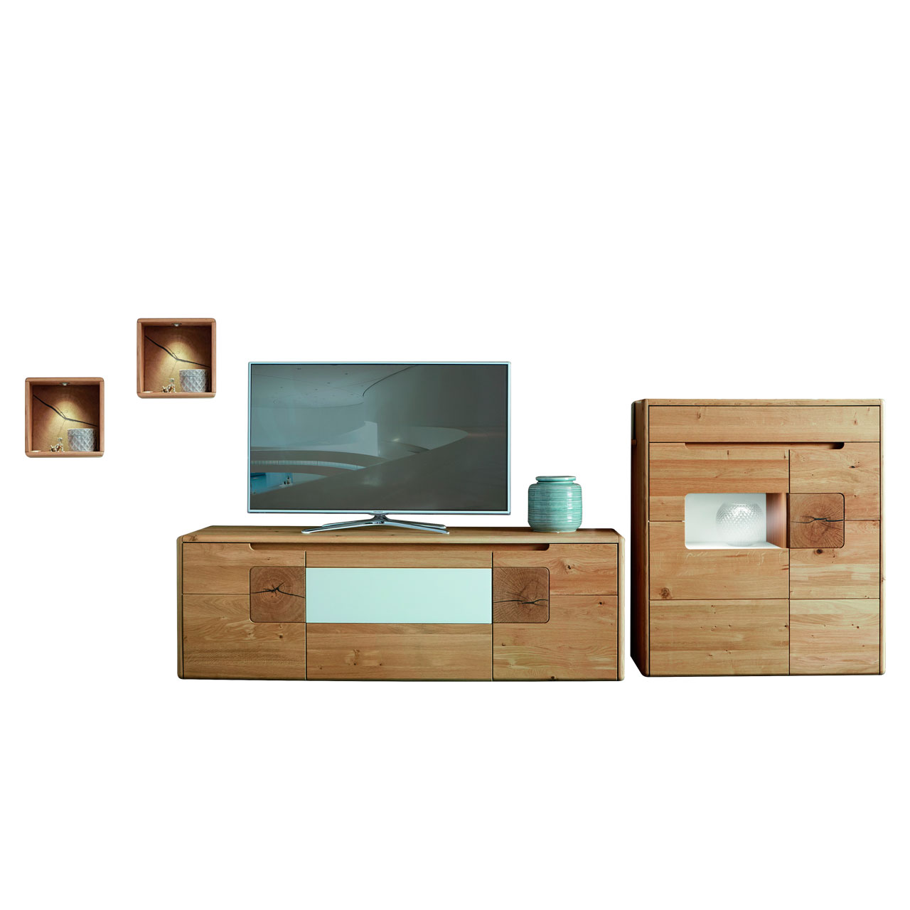 Wöstmann SOLENTO - Wohnwand Type 0106 magnolie