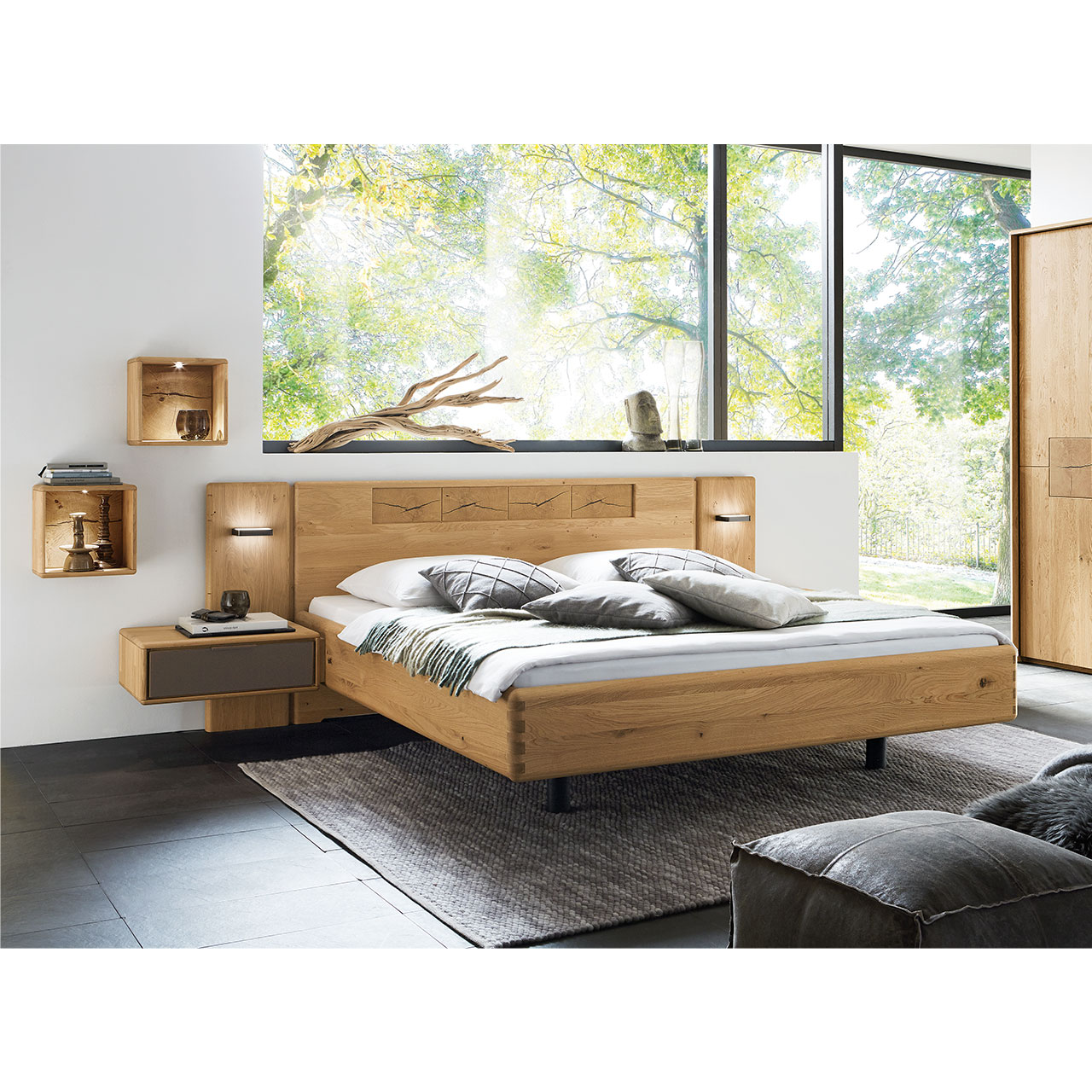 Wöstmann WSM 1600 - Bett mit Hirnholz Topseller