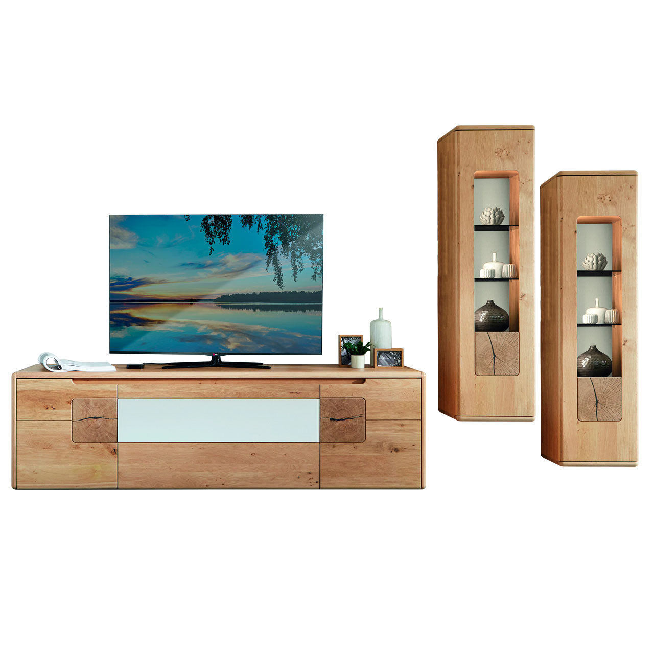 Wöstmann SOLENTO - Wohnwand Type 0005 magnolie
